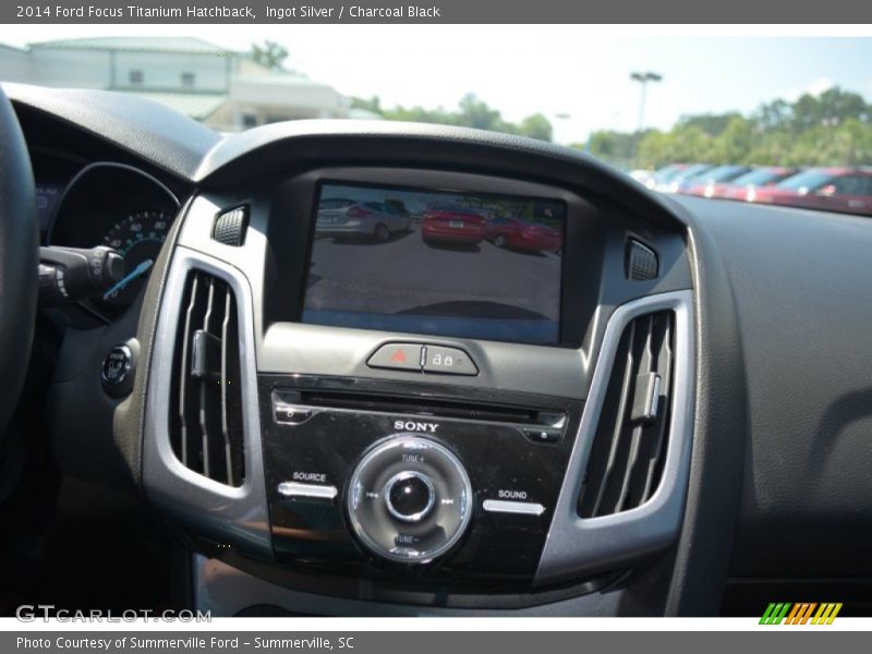 Ingot Silver / Charcoal Black 2014 Ford Focus Titanium Hatchback