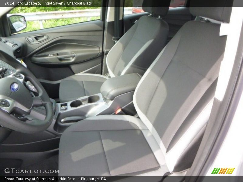 Ingot Silver / Charcoal Black 2014 Ford Escape S
