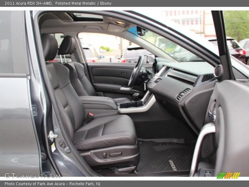 Polished Metal Metallic / Ebony 2011 Acura RDX SH-AWD