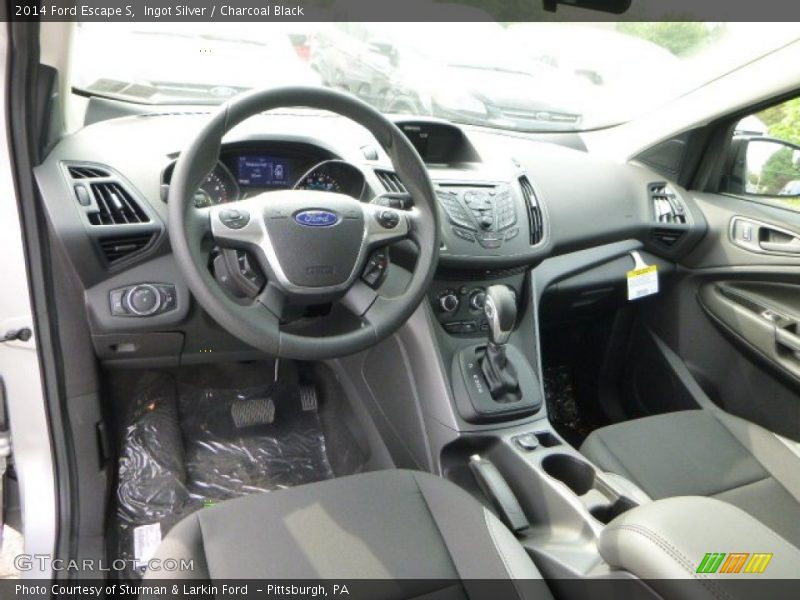 Ingot Silver / Charcoal Black 2014 Ford Escape S