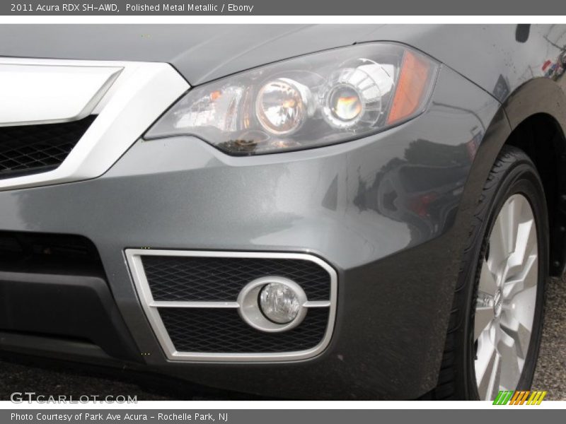 Polished Metal Metallic / Ebony 2011 Acura RDX SH-AWD