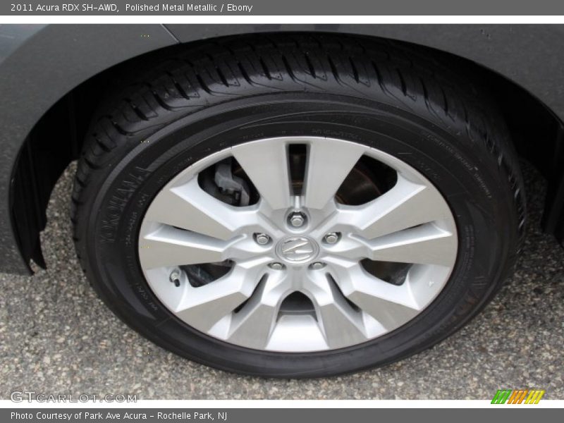 Polished Metal Metallic / Ebony 2011 Acura RDX SH-AWD