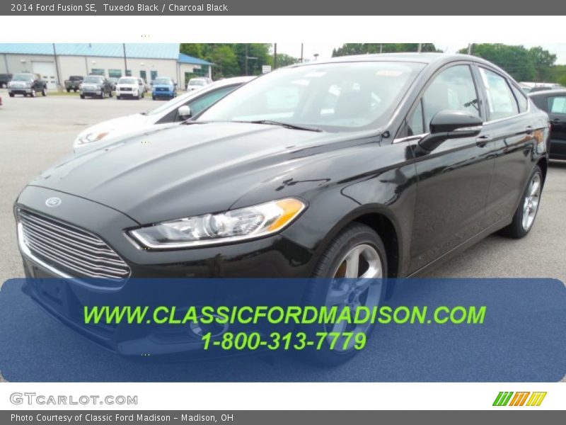 Tuxedo Black / Charcoal Black 2014 Ford Fusion SE