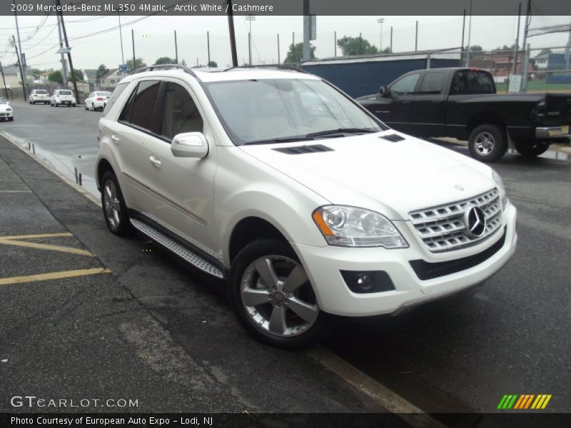 Arctic White / Cashmere 2009 Mercedes-Benz ML 350 4Matic