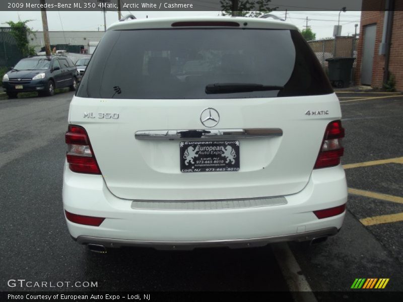 Arctic White / Cashmere 2009 Mercedes-Benz ML 350 4Matic