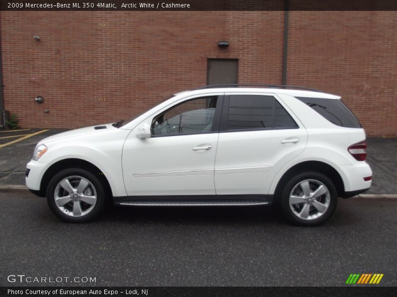 Arctic White / Cashmere 2009 Mercedes-Benz ML 350 4Matic