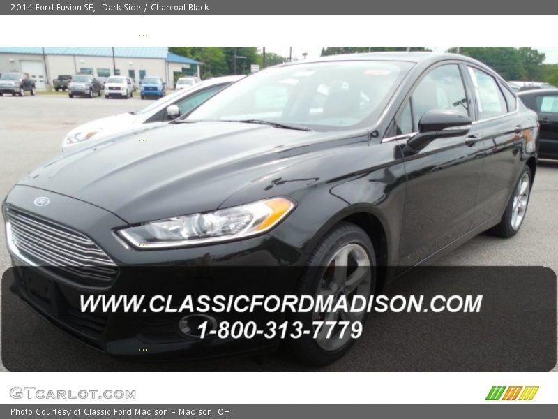 Dark Side / Charcoal Black 2014 Ford Fusion SE