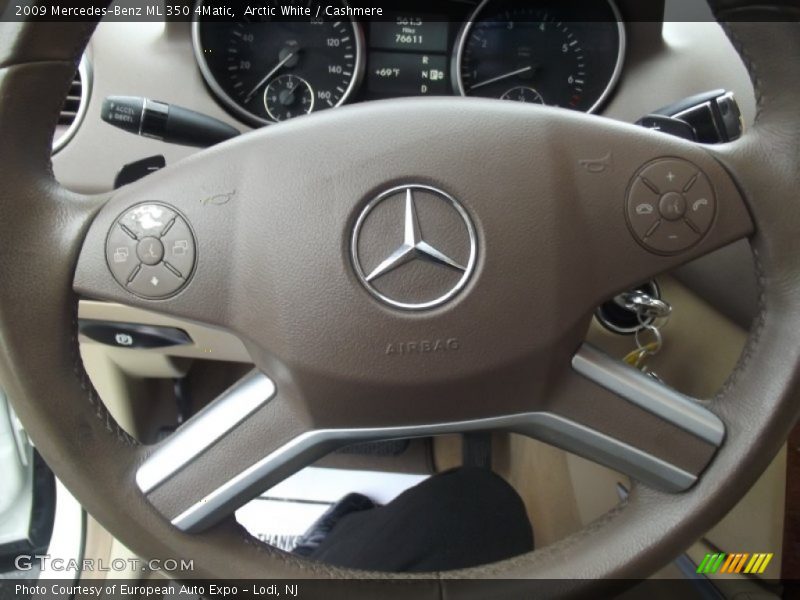 Arctic White / Cashmere 2009 Mercedes-Benz ML 350 4Matic