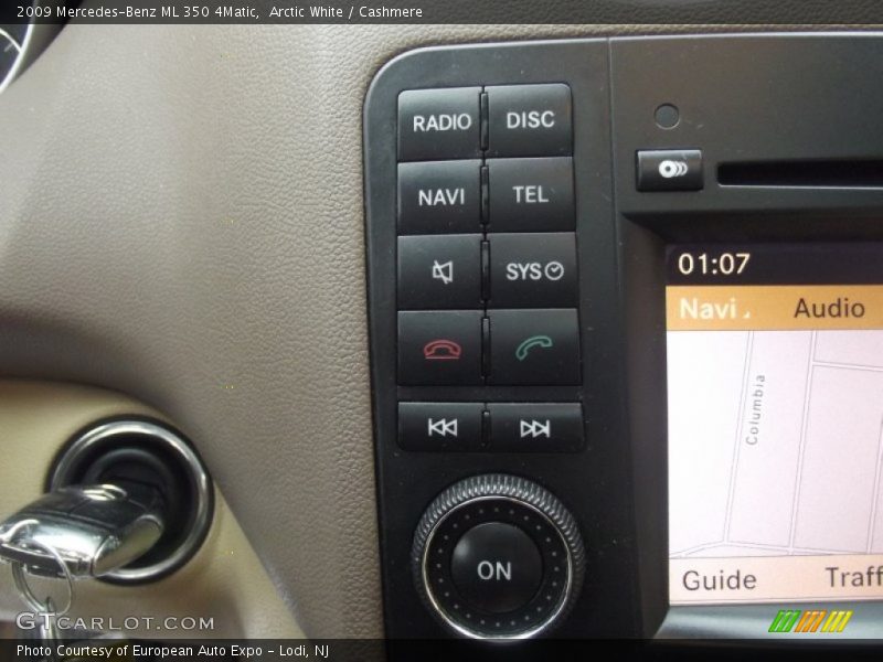 Arctic White / Cashmere 2009 Mercedes-Benz ML 350 4Matic
