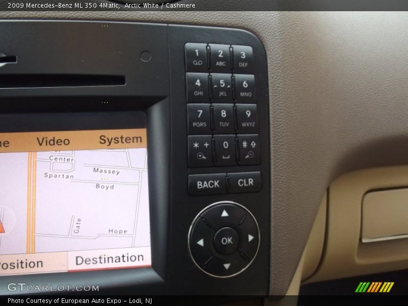 Arctic White / Cashmere 2009 Mercedes-Benz ML 350 4Matic