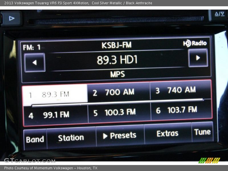 Cool Silver Metallic / Black Anthracite 2013 Volkswagen Touareg VR6 FSI Sport 4XMotion