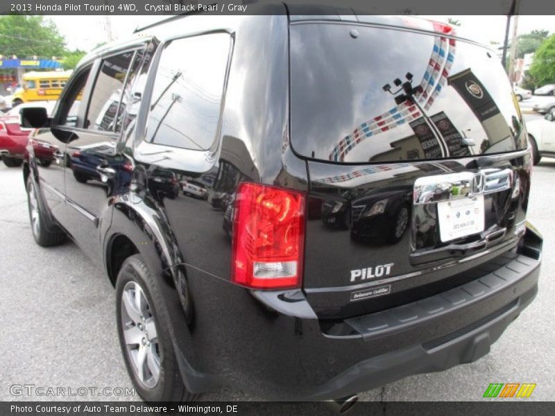 Crystal Black Pearl / Gray 2013 Honda Pilot Touring 4WD