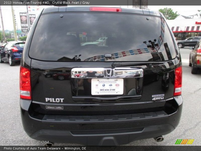 Crystal Black Pearl / Gray 2013 Honda Pilot Touring 4WD