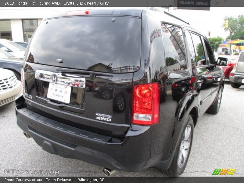 Crystal Black Pearl / Gray 2013 Honda Pilot Touring 4WD