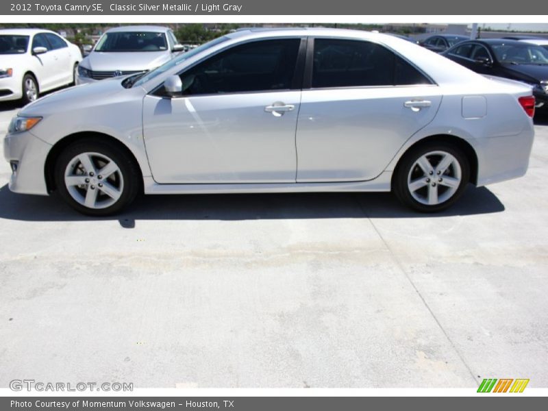Classic Silver Metallic / Light Gray 2012 Toyota Camry SE
