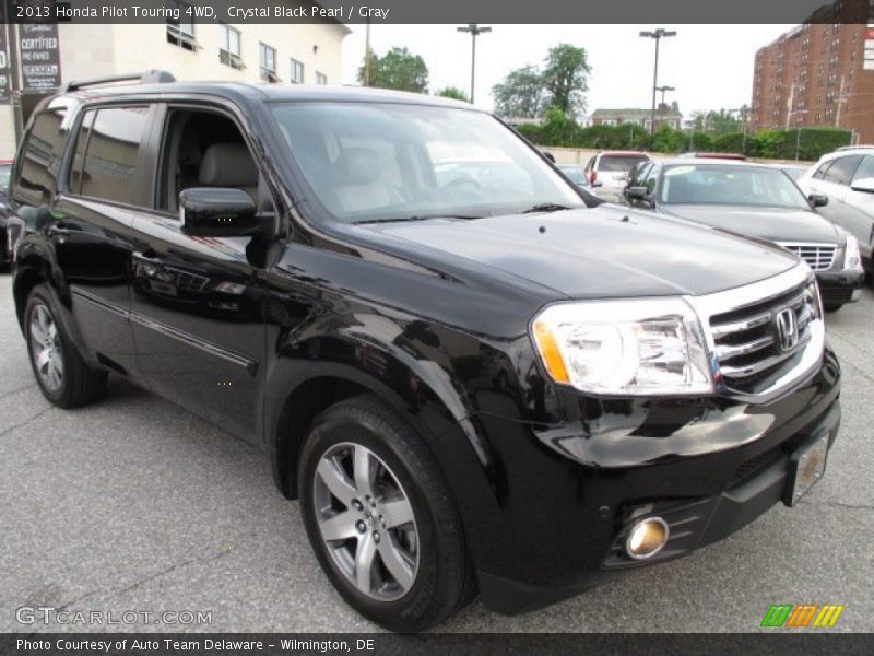 Crystal Black Pearl / Gray 2013 Honda Pilot Touring 4WD