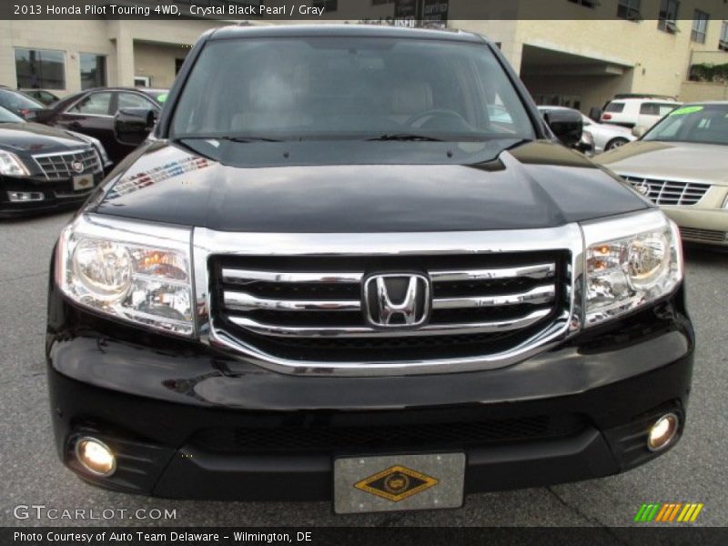 Crystal Black Pearl / Gray 2013 Honda Pilot Touring 4WD
