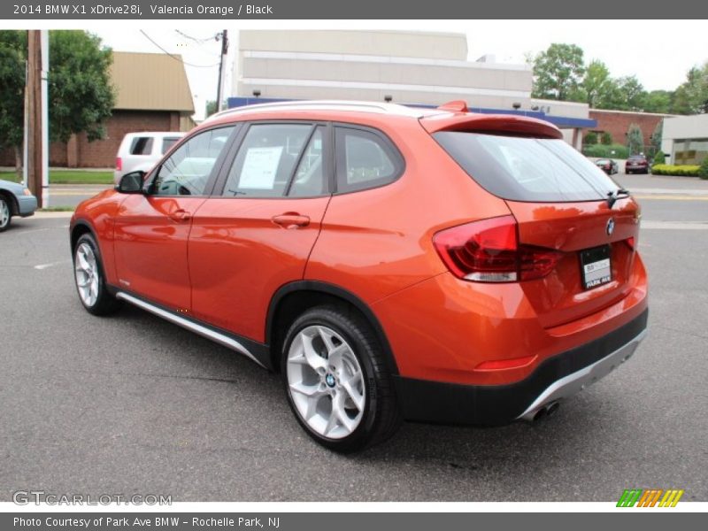 Valencia Orange / Black 2014 BMW X1 xDrive28i