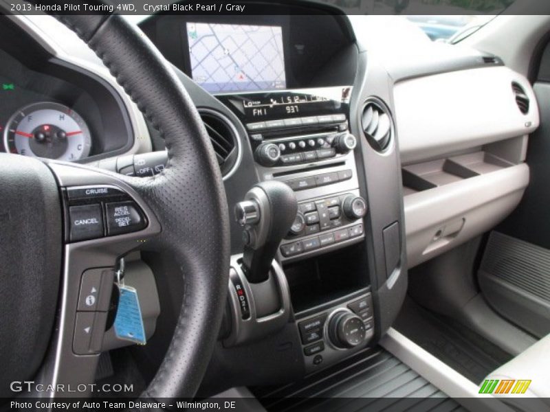 Crystal Black Pearl / Gray 2013 Honda Pilot Touring 4WD