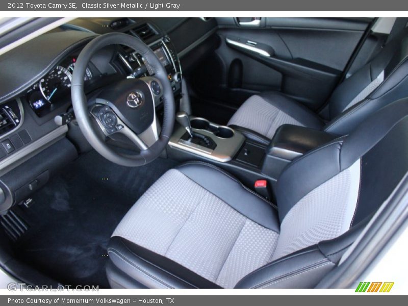 Classic Silver Metallic / Light Gray 2012 Toyota Camry SE