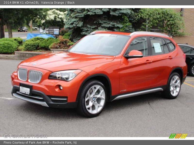 Valencia Orange / Black 2014 BMW X1 xDrive28i