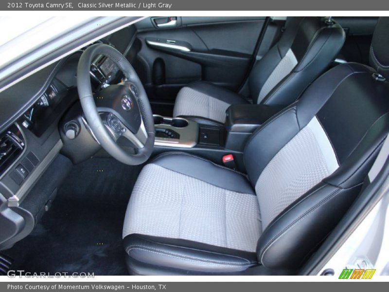 Classic Silver Metallic / Light Gray 2012 Toyota Camry SE