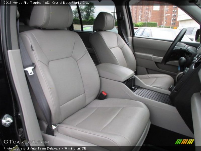 Crystal Black Pearl / Gray 2013 Honda Pilot Touring 4WD