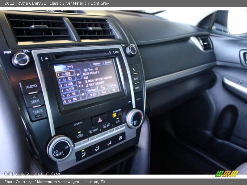 Classic Silver Metallic / Light Gray 2012 Toyota Camry SE