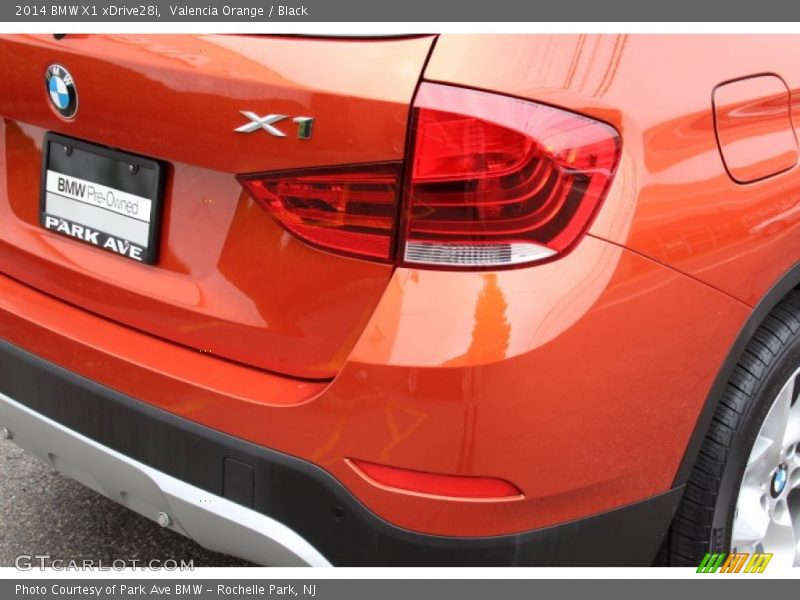 Valencia Orange / Black 2014 BMW X1 xDrive28i