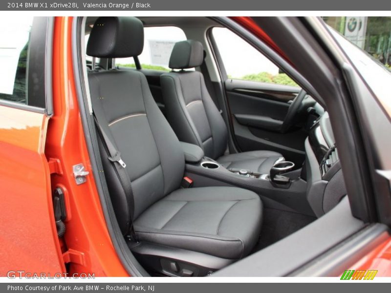 Valencia Orange / Black 2014 BMW X1 xDrive28i