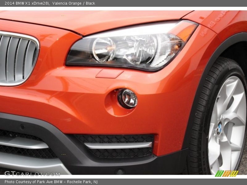 Valencia Orange / Black 2014 BMW X1 xDrive28i