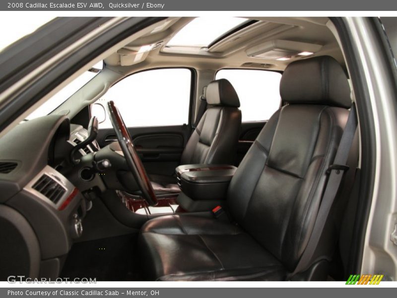 Quicksilver / Ebony 2008 Cadillac Escalade ESV AWD