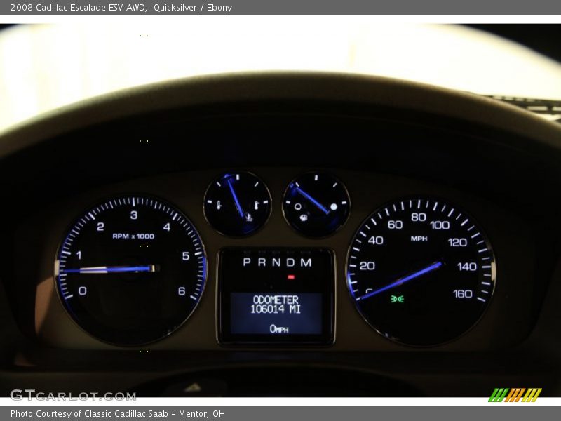  2008 Escalade ESV AWD ESV AWD Gauges