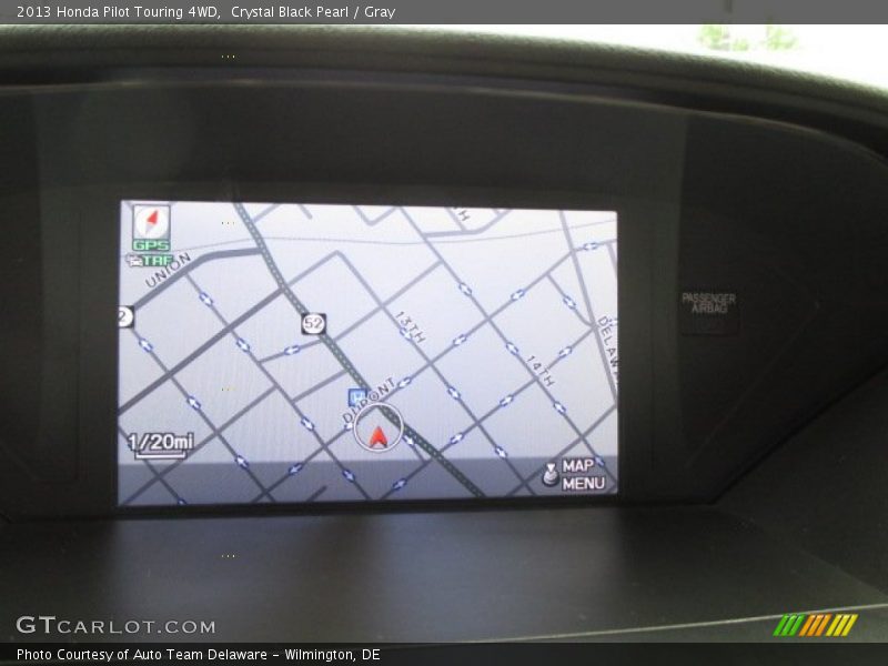 Crystal Black Pearl / Gray 2013 Honda Pilot Touring 4WD