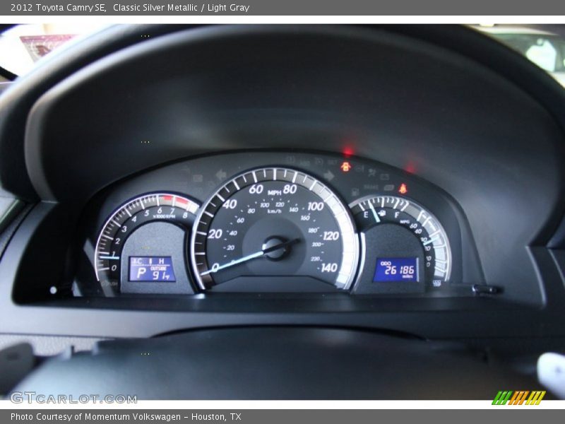 Classic Silver Metallic / Light Gray 2012 Toyota Camry SE