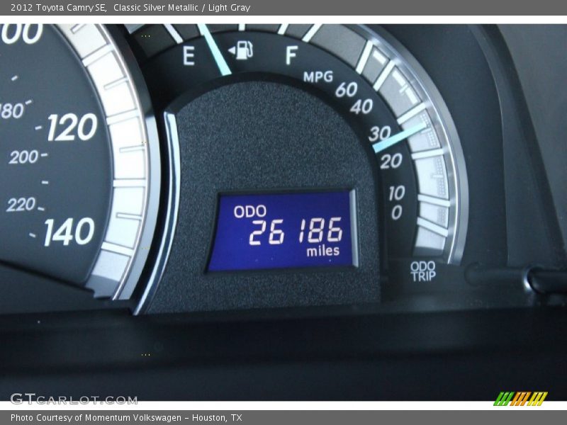 Classic Silver Metallic / Light Gray 2012 Toyota Camry SE