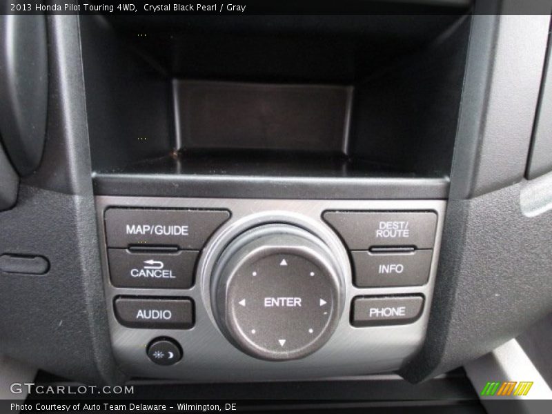 Crystal Black Pearl / Gray 2013 Honda Pilot Touring 4WD