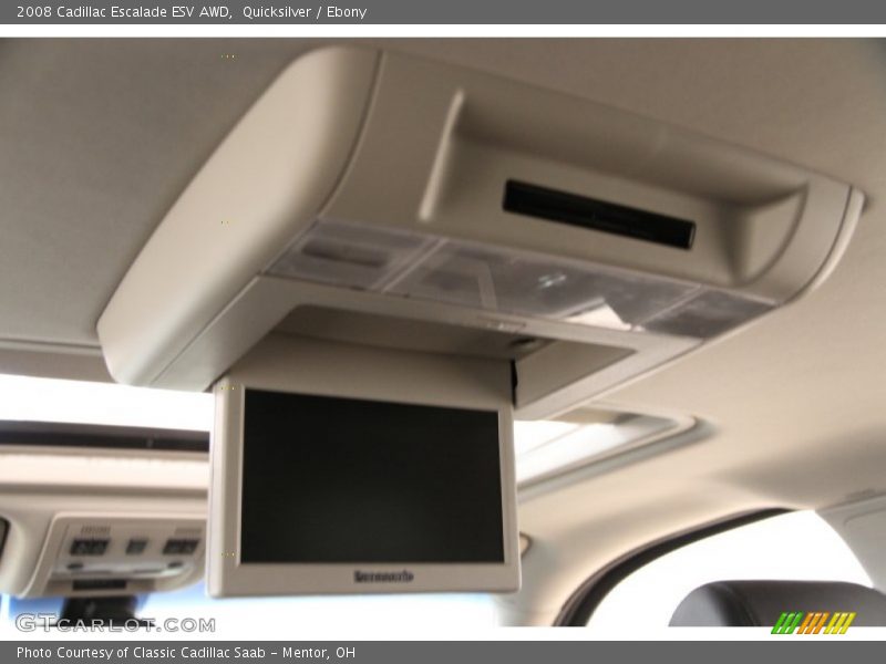 Quicksilver / Ebony 2008 Cadillac Escalade ESV AWD