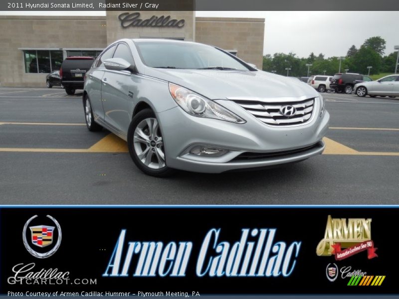 Radiant Silver / Gray 2011 Hyundai Sonata Limited