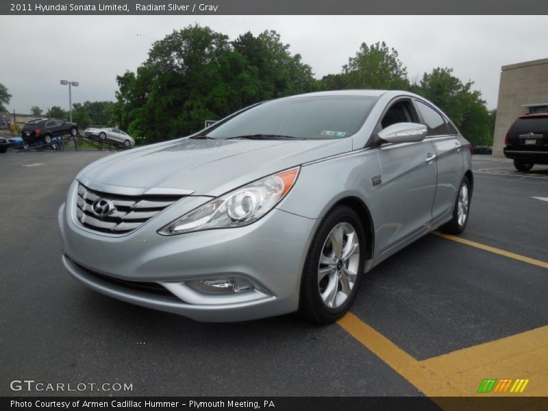 Radiant Silver / Gray 2011 Hyundai Sonata Limited