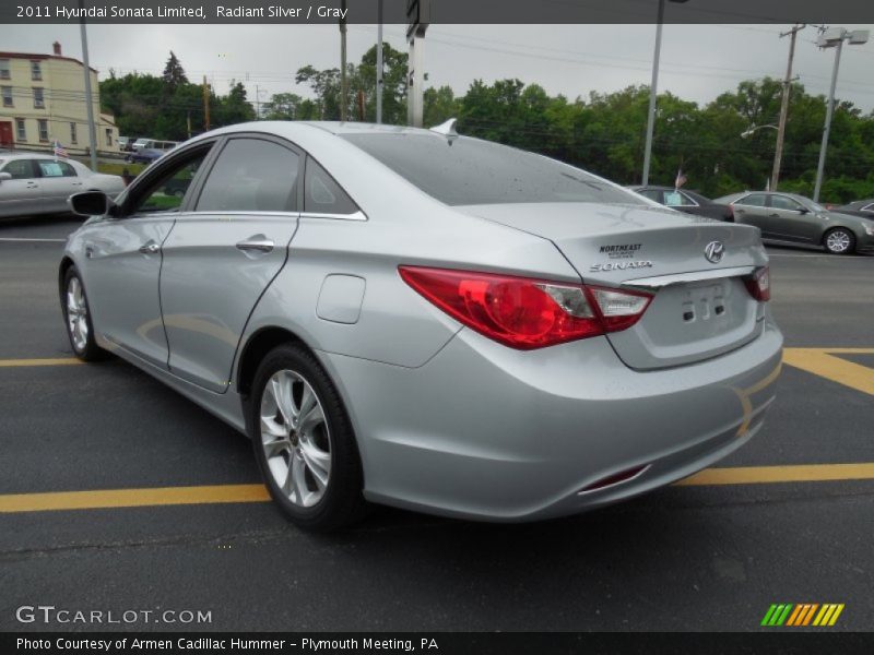 Radiant Silver / Gray 2011 Hyundai Sonata Limited