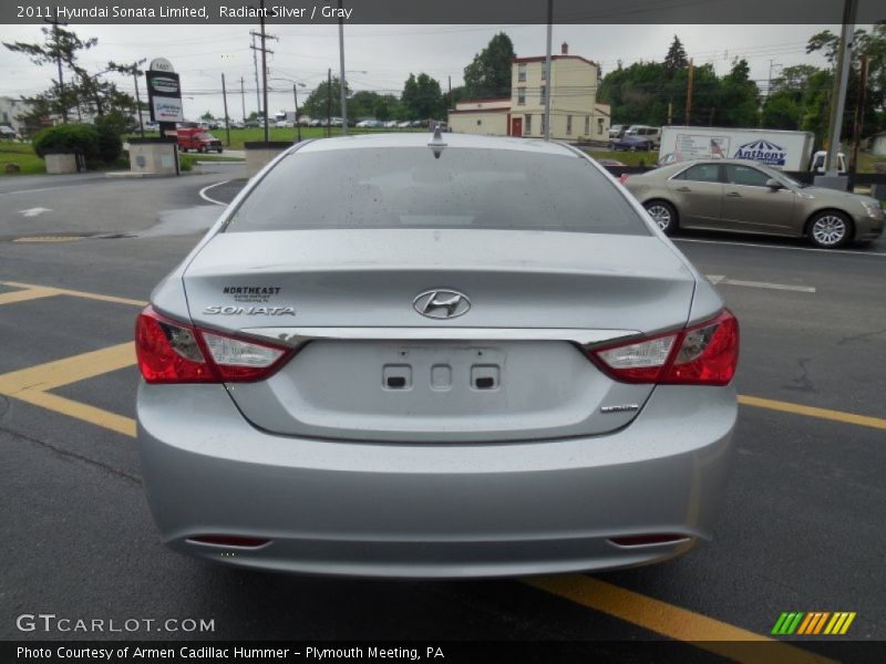 Radiant Silver / Gray 2011 Hyundai Sonata Limited