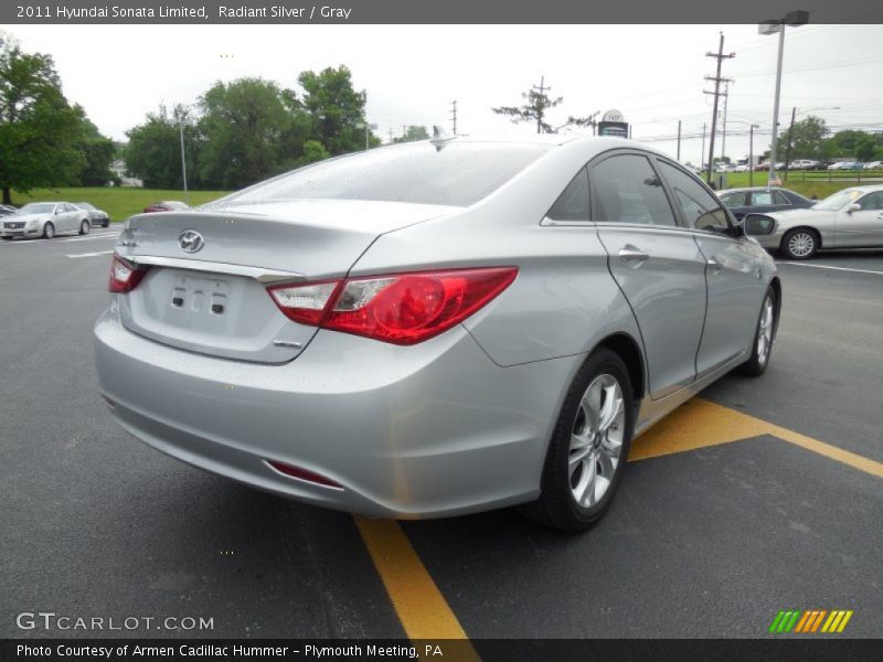 Radiant Silver / Gray 2011 Hyundai Sonata Limited