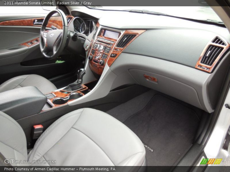 Radiant Silver / Gray 2011 Hyundai Sonata Limited