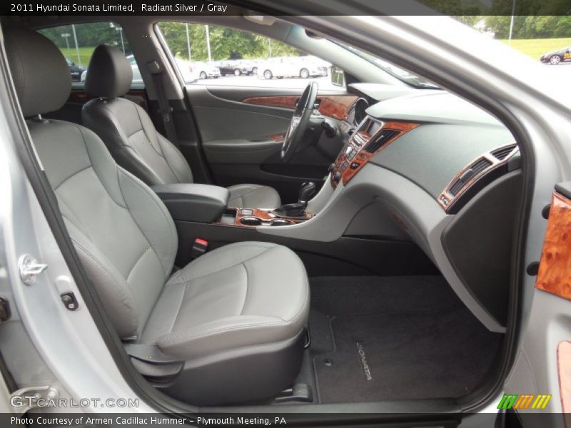 Radiant Silver / Gray 2011 Hyundai Sonata Limited