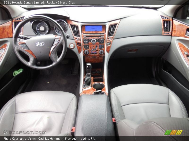 Radiant Silver / Gray 2011 Hyundai Sonata Limited