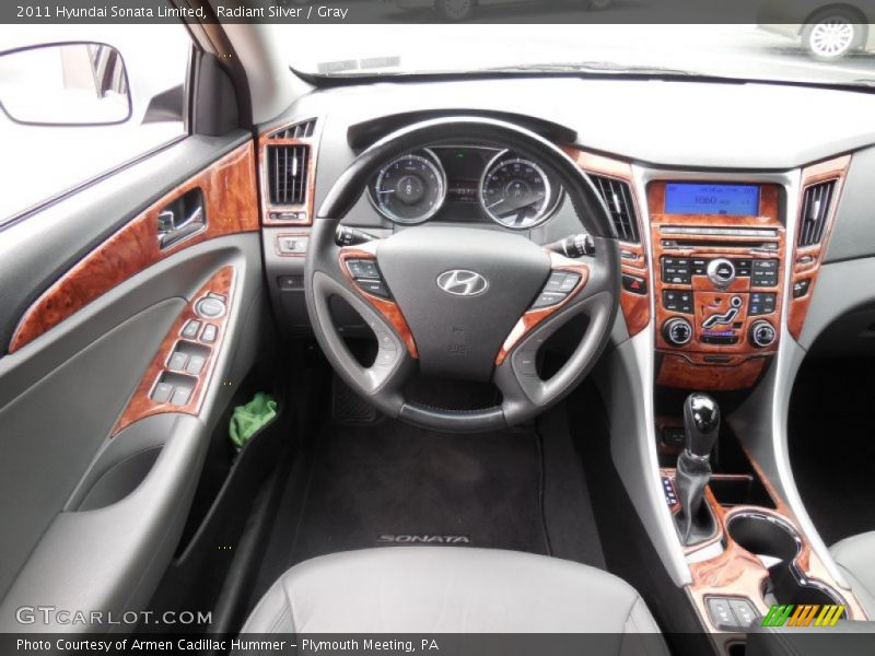 Radiant Silver / Gray 2011 Hyundai Sonata Limited