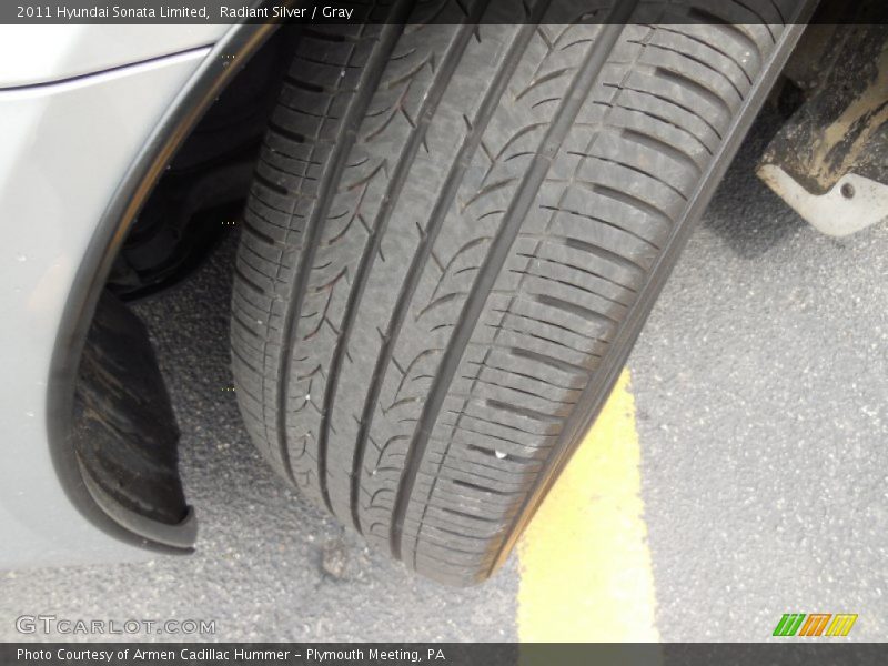 Radiant Silver / Gray 2011 Hyundai Sonata Limited