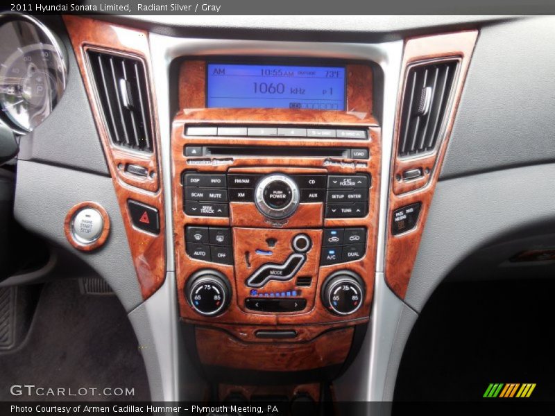 Radiant Silver / Gray 2011 Hyundai Sonata Limited