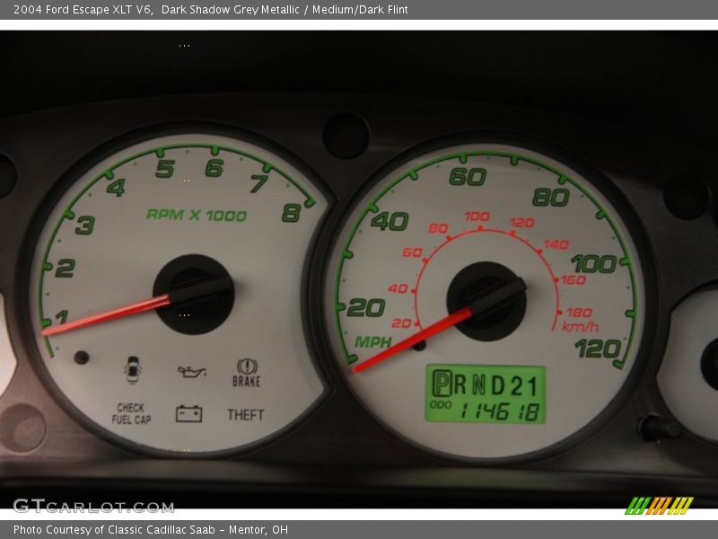 Dark Shadow Grey Metallic / Medium/Dark Flint 2004 Ford Escape XLT V6